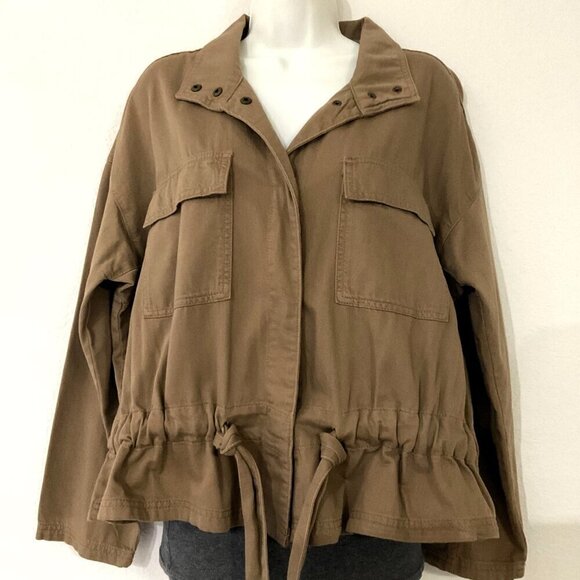 TIME AND TRU BROWN UTILITY JACKET GREAT CONDITION - Picture 6 of 15